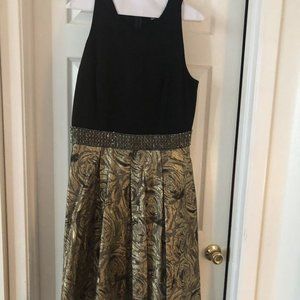 Carmen Marc Valvo Brocade Cocktail Dress